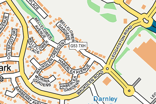 G53 7XH map - OS OpenMap – Local (Ordnance Survey)