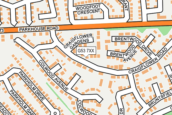 G53 7XX map - OS OpenMap – Local (Ordnance Survey)