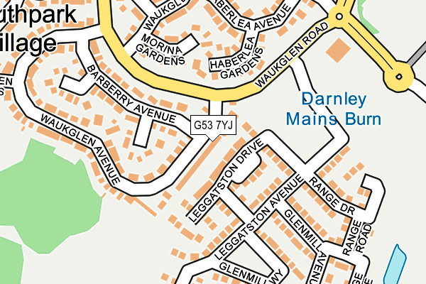 G53 7YJ map - OS OpenMap – Local (Ordnance Survey)
