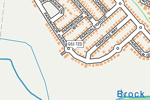 G53 7ZD map - OS OpenMap – Local (Ordnance Survey)