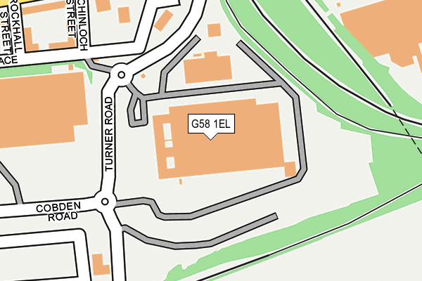 G58 1EL map - OS OpenMap – Local (Ordnance Survey)