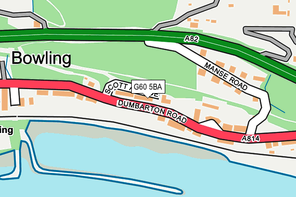 G60 5BA map - OS OpenMap – Local (Ordnance Survey)