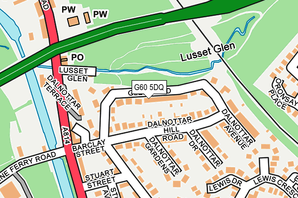 G60 5DQ map - OS OpenMap – Local (Ordnance Survey)