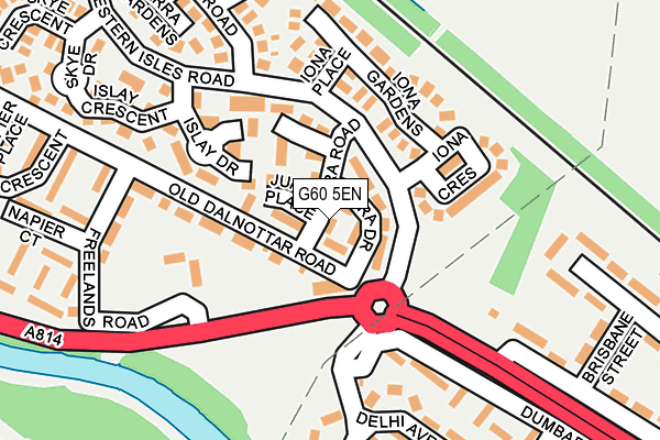 G60 5EN map - OS OpenMap – Local (Ordnance Survey)