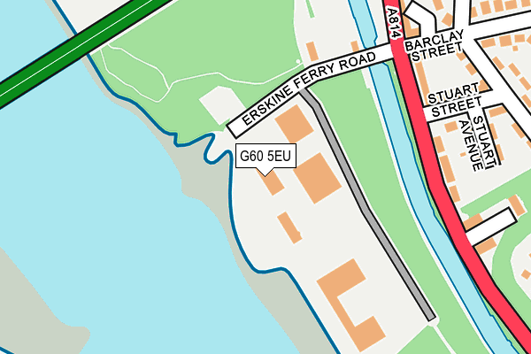 G60 5EU map - OS OpenMap – Local (Ordnance Survey)