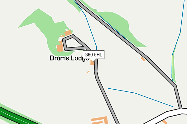 G60 5HL map - OS OpenMap – Local (Ordnance Survey)