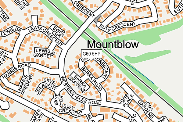 G60 5HP map - OS OpenMap – Local (Ordnance Survey)