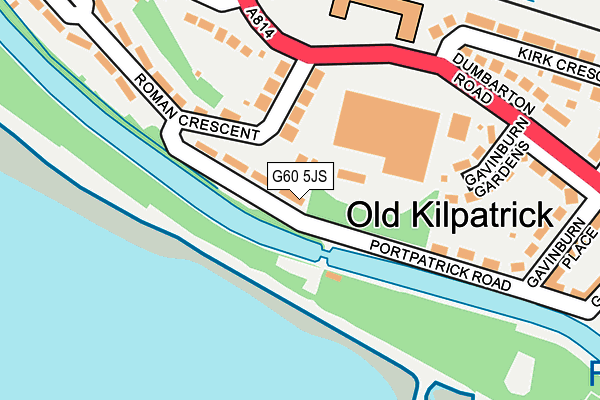 G60 5JS map - OS OpenMap – Local (Ordnance Survey)