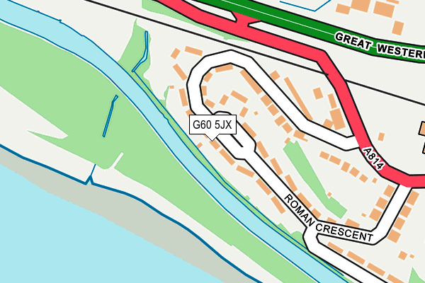 G60 5JX map - OS OpenMap – Local (Ordnance Survey)