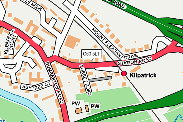 G60 5LT map - OS OpenMap – Local (Ordnance Survey)