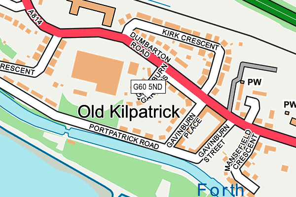 G60 5ND map - OS OpenMap – Local (Ordnance Survey)