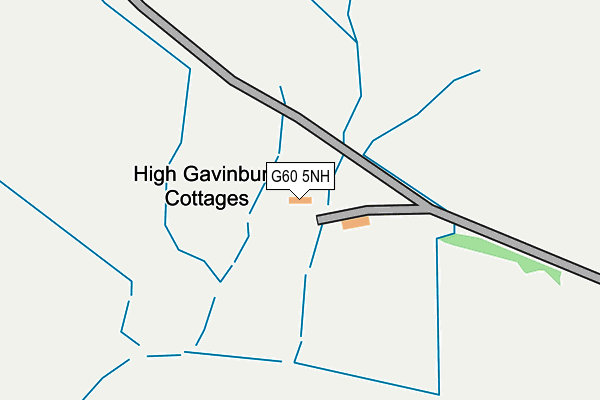 G60 5NH map - OS OpenMap – Local (Ordnance Survey)