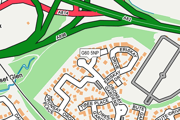 G60 5NP map - OS OpenMap – Local (Ordnance Survey)