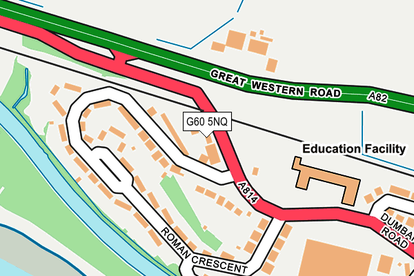 G60 5NQ map - OS OpenMap – Local (Ordnance Survey)