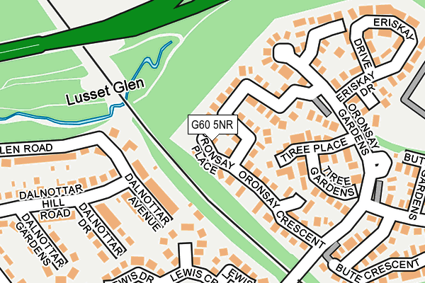 G60 5NR map - OS OpenMap – Local (Ordnance Survey)