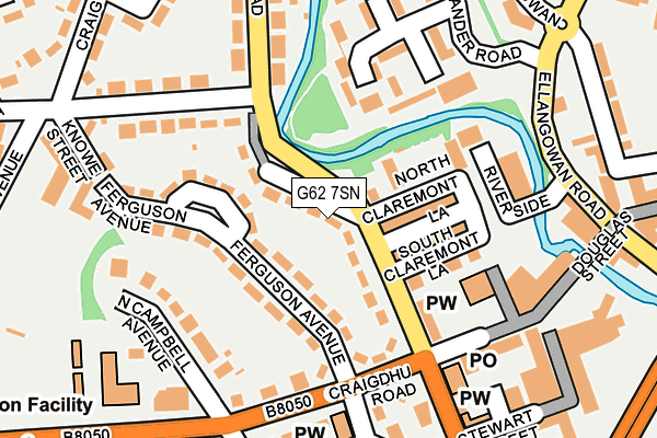 G62 7SN map - OS OpenMap – Local (Ordnance Survey)