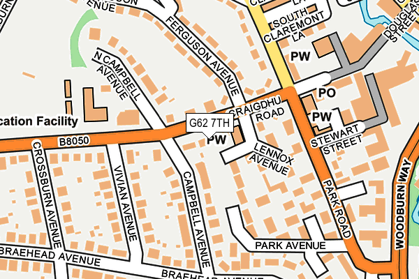 G62 7TH map - OS OpenMap – Local (Ordnance Survey)