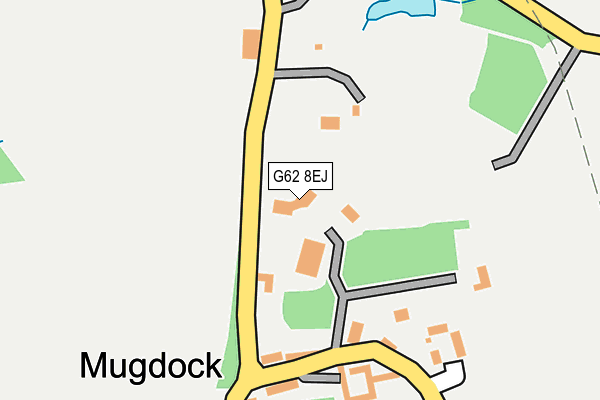 G62 8EJ map - OS OpenMap – Local (Ordnance Survey)