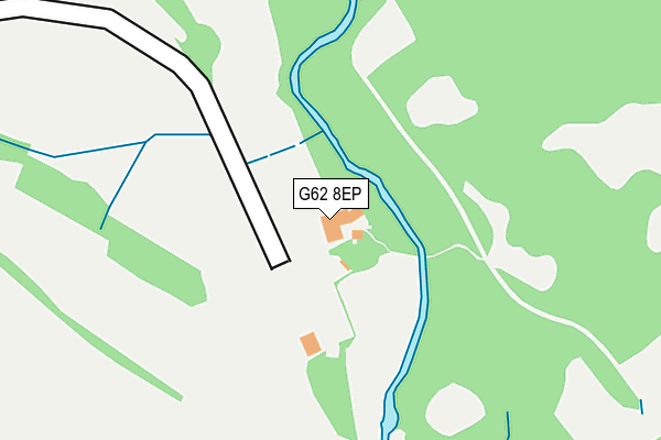 G62 8EP map - OS OpenMap – Local (Ordnance Survey)