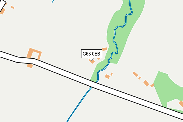 G63 0EB map - OS OpenMap – Local (Ordnance Survey)