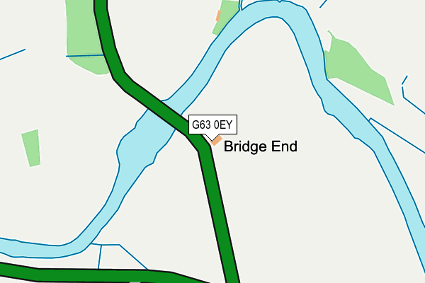 G63 0EY map - OS OpenMap – Local (Ordnance Survey)