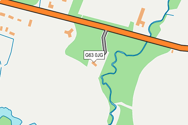 G63 0JG map - OS OpenMap – Local (Ordnance Survey)