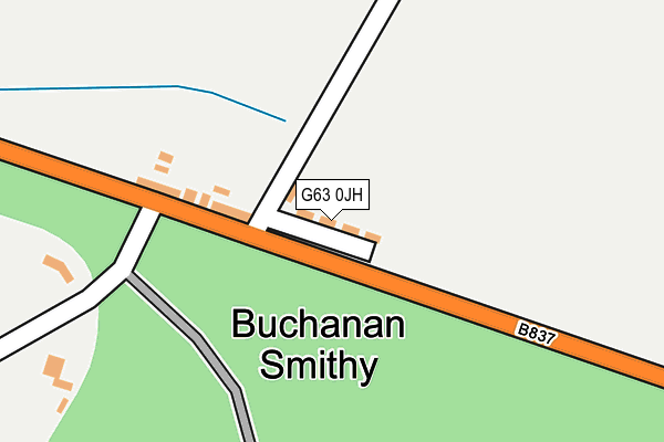 G63 0JH map - OS OpenMap – Local (Ordnance Survey)