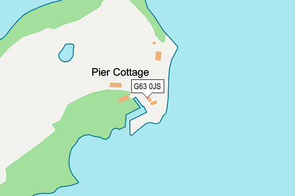 G63 0JS map - OS OpenMap – Local (Ordnance Survey)