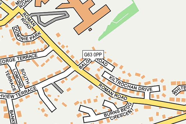 G63 0PP map - OS OpenMap – Local (Ordnance Survey)