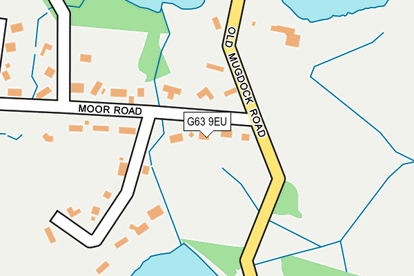 G63 9EU map - OS OpenMap – Local (Ordnance Survey)