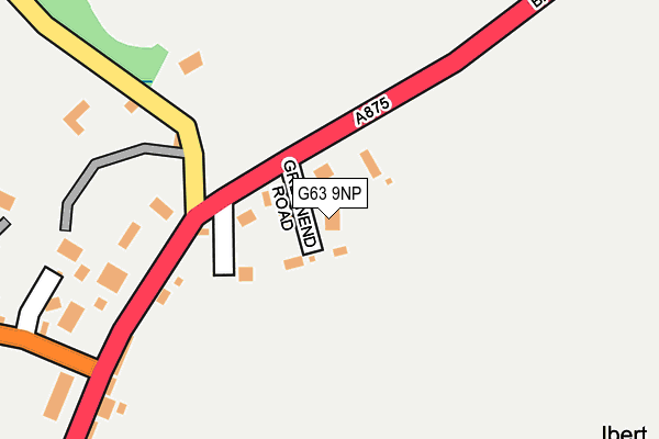 G63 9NP map - OS OpenMap – Local (Ordnance Survey)
