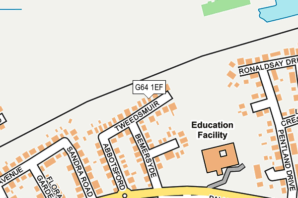 G64 1EF map - OS OpenMap – Local (Ordnance Survey)