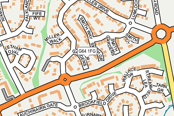 G64 1FG map - OS OpenMap – Local (Ordnance Survey)