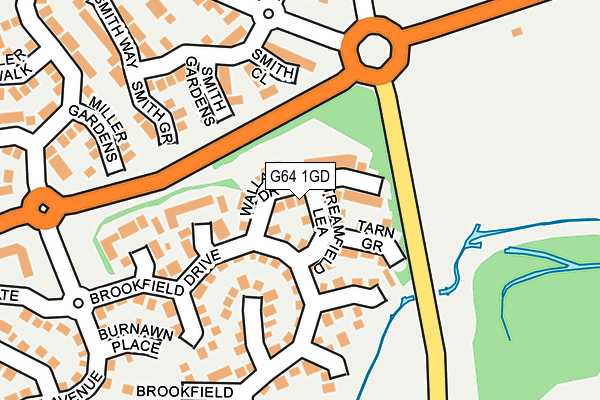 G64 1GD map - OS OpenMap – Local (Ordnance Survey)