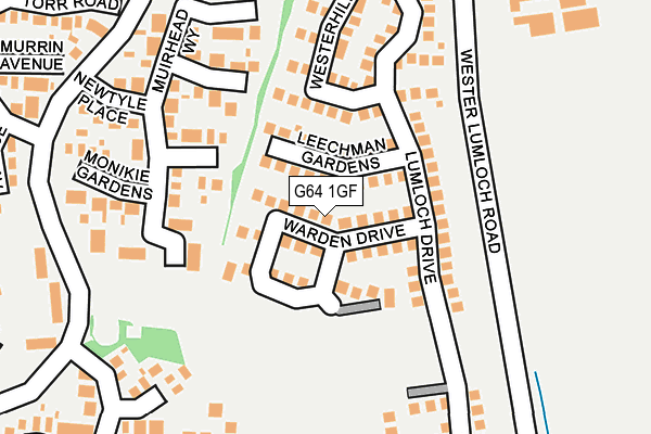 G64 1GF map - OS OpenMap – Local (Ordnance Survey)