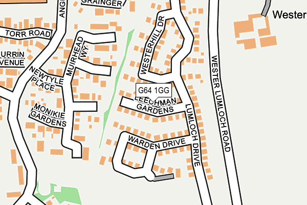 G64 1GG map - OS OpenMap – Local (Ordnance Survey)