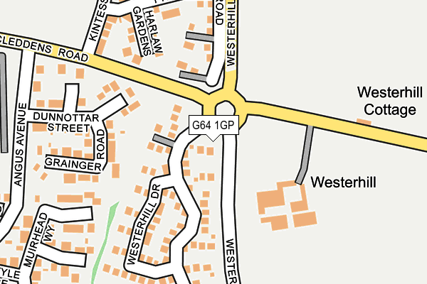 G64 1GP map - OS OpenMap – Local (Ordnance Survey)