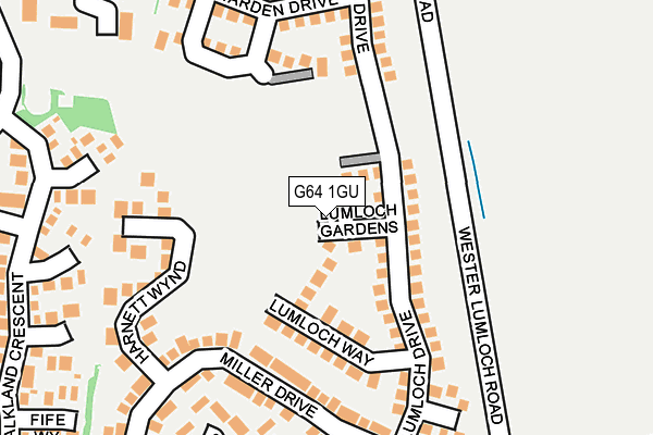 G64 1GU map - OS OpenMap – Local (Ordnance Survey)