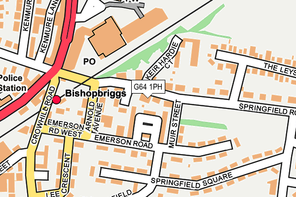 G64 1PH map - OS OpenMap – Local (Ordnance Survey)