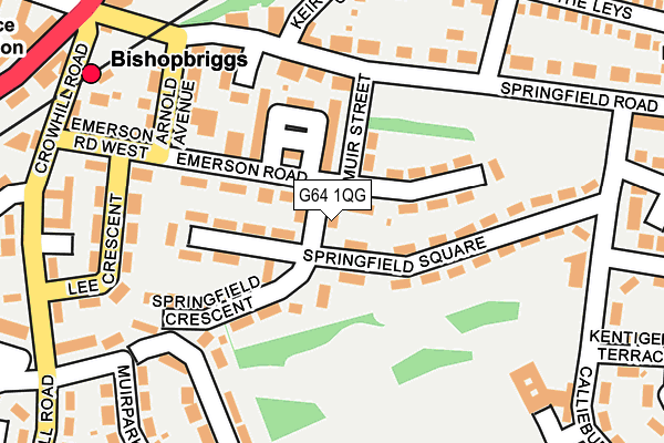 G64 1QG map - OS OpenMap – Local (Ordnance Survey)