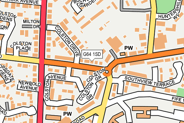 G64 1SD map - OS OpenMap – Local (Ordnance Survey)