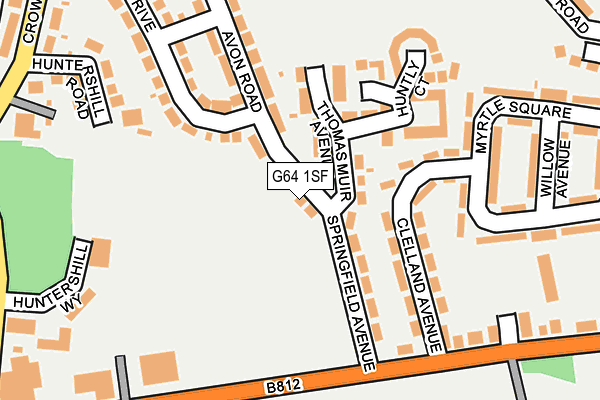 G64 1SF map - OS OpenMap – Local (Ordnance Survey)