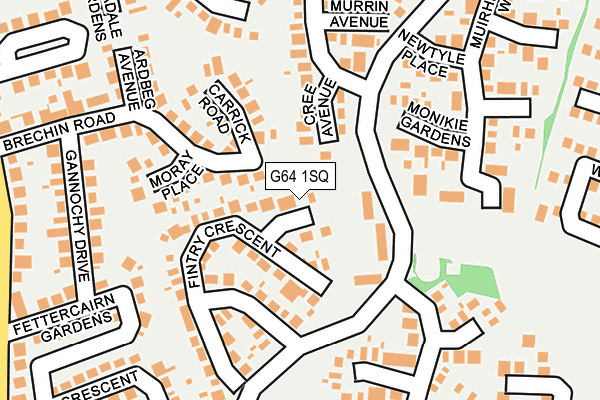 G64 1SQ map - OS OpenMap – Local (Ordnance Survey)