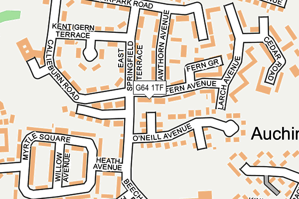 G64 1TF map - OS OpenMap – Local (Ordnance Survey)