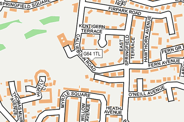 G64 1TL map - OS OpenMap – Local (Ordnance Survey)