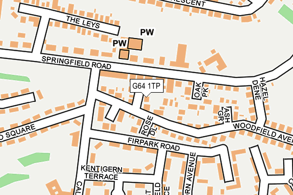 G64 1TP map - OS OpenMap – Local (Ordnance Survey)