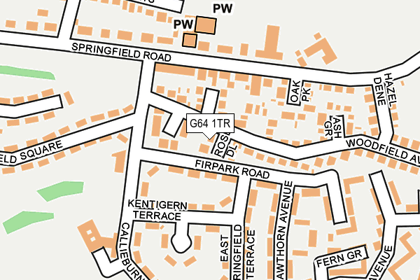 G64 1TR map - OS OpenMap – Local (Ordnance Survey)