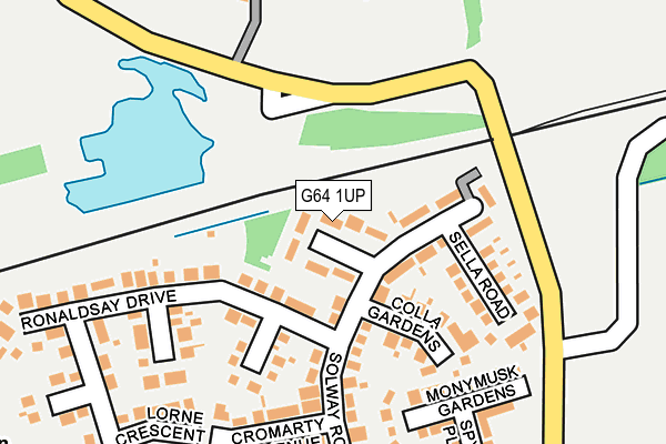 G64 1UP map - OS OpenMap – Local (Ordnance Survey)