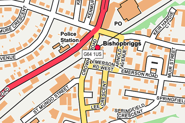 G64 1US map - OS OpenMap – Local (Ordnance Survey)