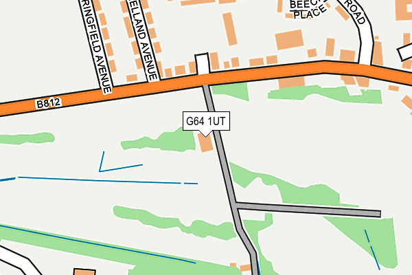 G64 1UT map - OS OpenMap – Local (Ordnance Survey)